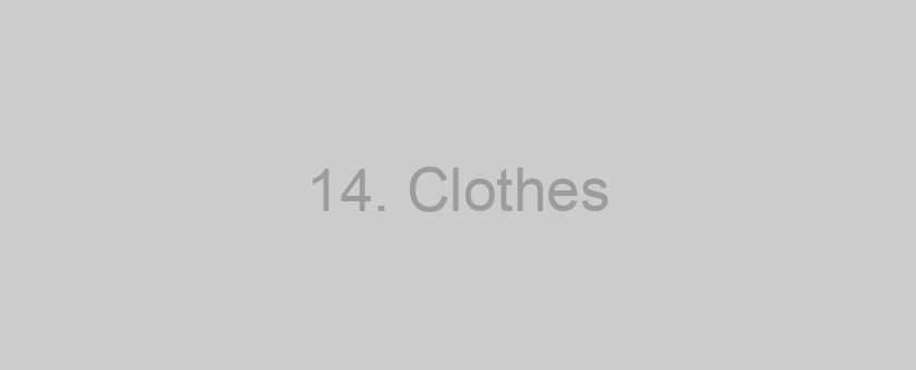 14. Clothes
